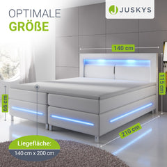 Boxspringbett Norfolk - Kunstleder