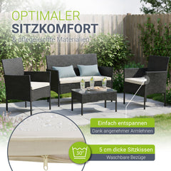 Polyrattan Sitzgruppe Fort Myers