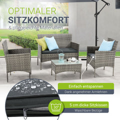 Polyrattan Sitzgruppe Fort Myers