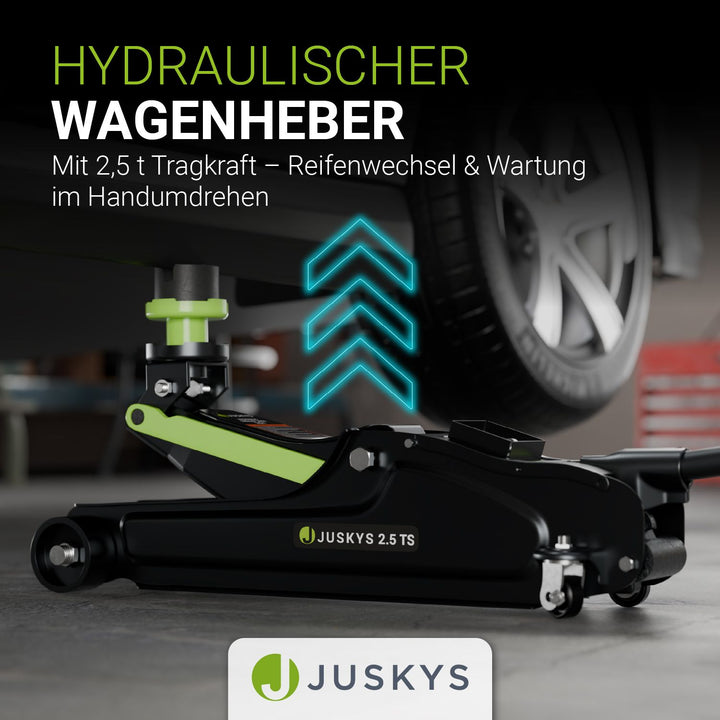 Wagenheber 2,5 t mit Transportbox