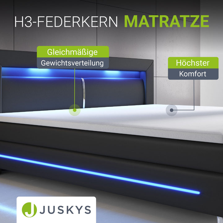 Boxspringbett Norfolk - Kunstleder