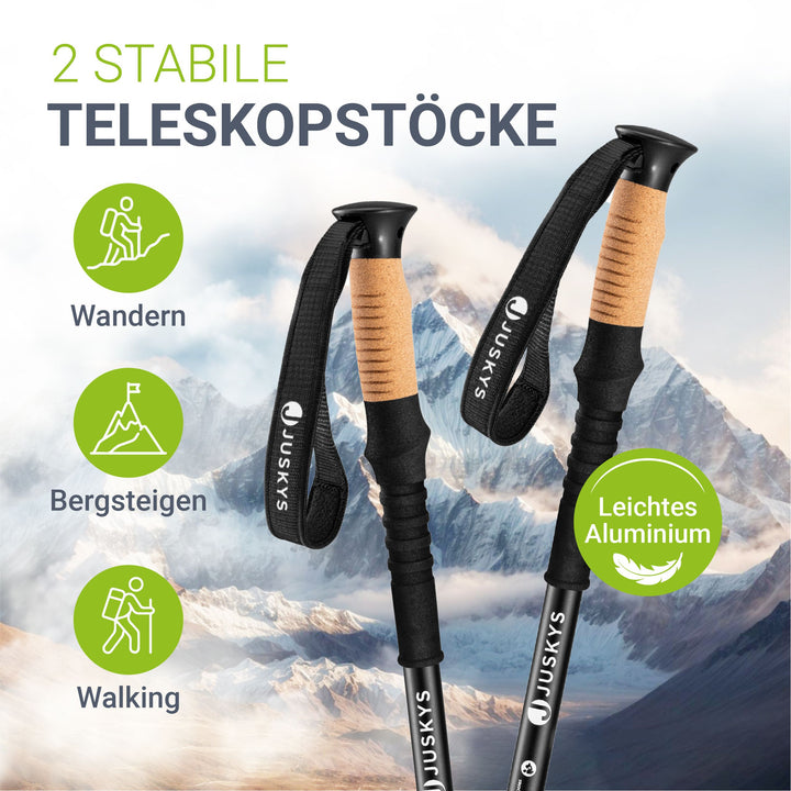 Nordic Walking Wanderstöcke mit Zubehör