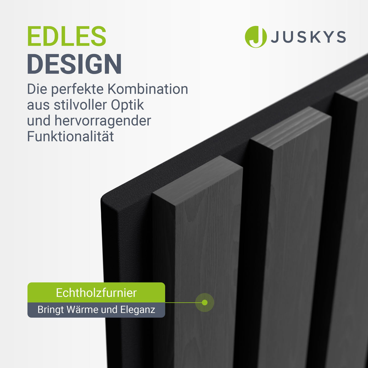 Akustikpaneele Holzoptik 4er Set