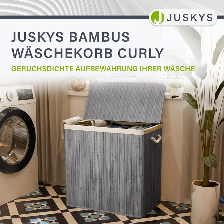 Bambus Wäschekorb Curly