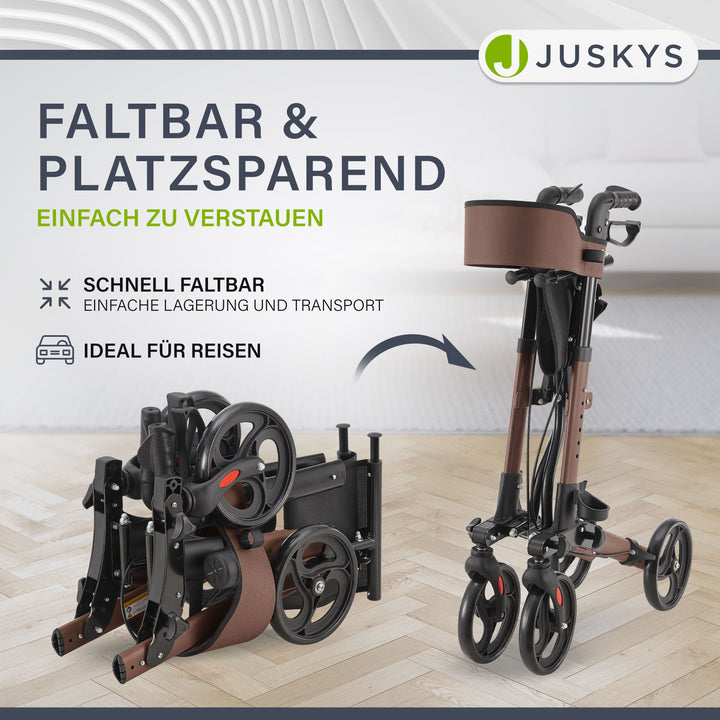 Aluminium Rollator Vital mit Sitz