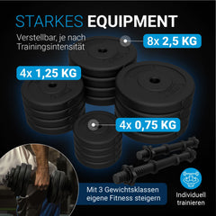 Hantelset 30 kg