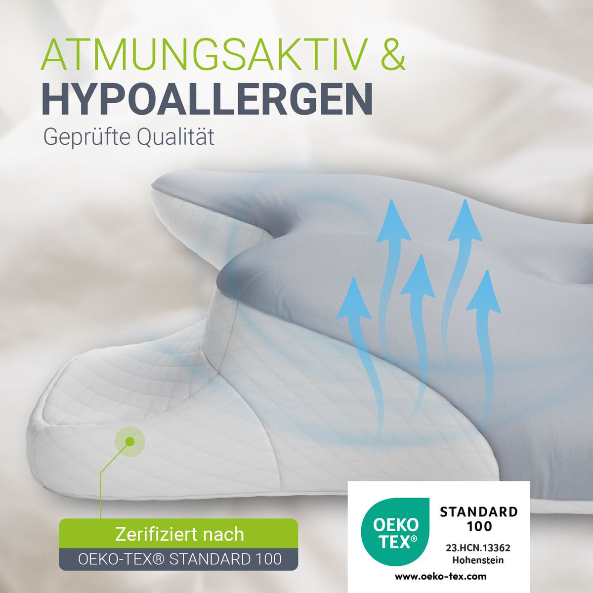 Nackenkissen orthopädisch aus Memory Foam