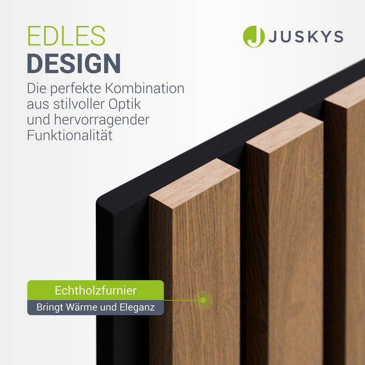Akustikpaneele Holzoptik 4er Set