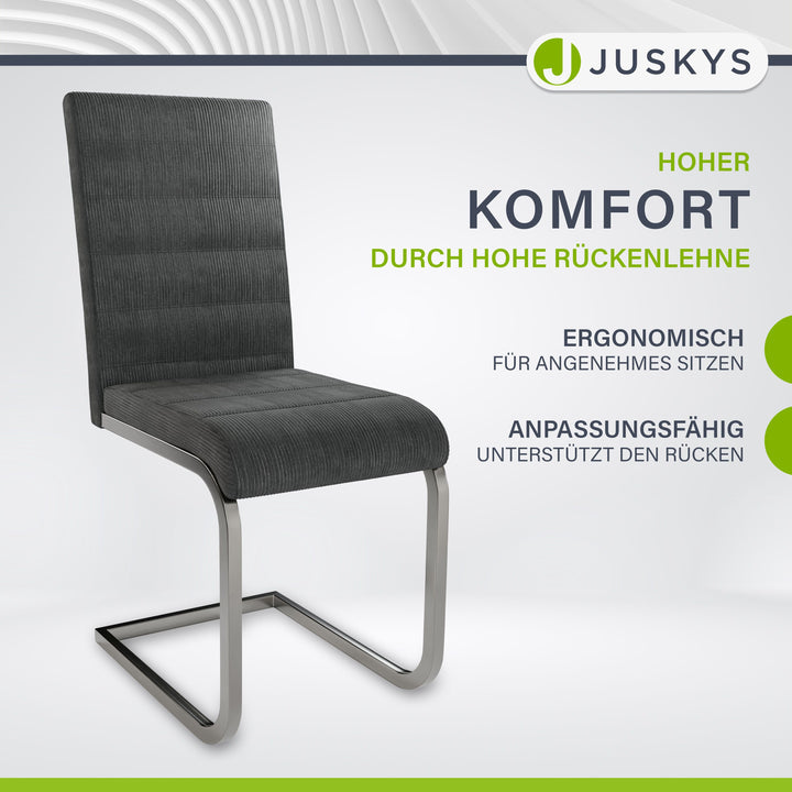 Freischwinger Stuhl Vegas mit Cord
