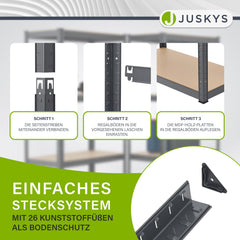 3er Regalsystem 1 Corner & 2 Basic