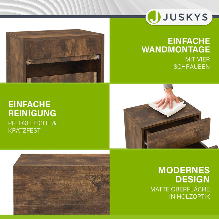 Wandschrank Nachttisch hängend