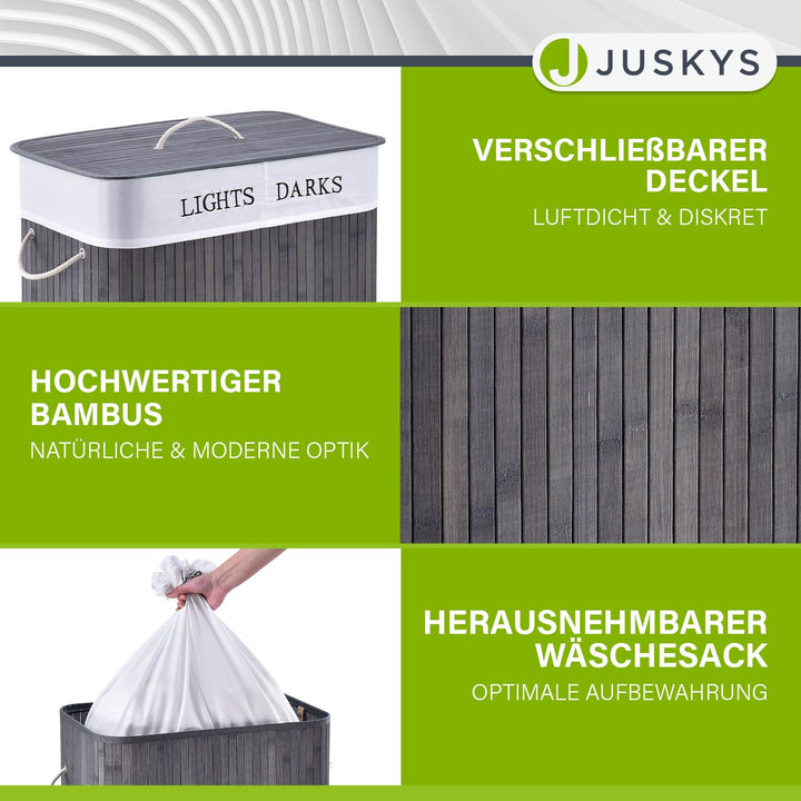 Bambus Wäschekorb Curly