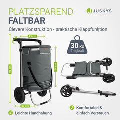 3in1 Einkaufstrolley - 56 L Kapazität