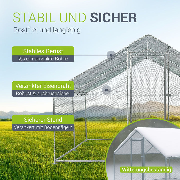 Freilaufgehege HLS25T für Hühner