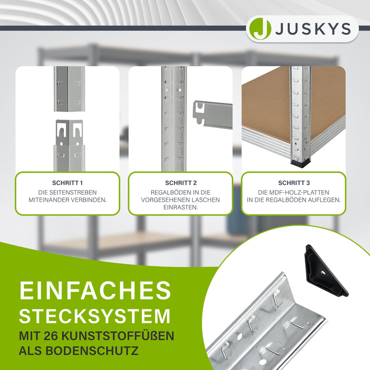 3er Regalsystem 1 Corner & 2 Basic