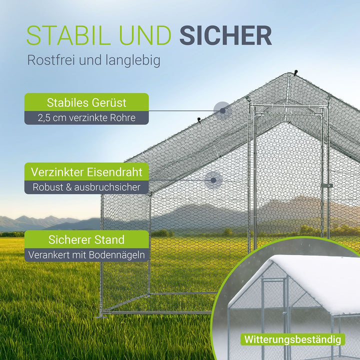 Freilaufgehege HLS25T für Hühner
