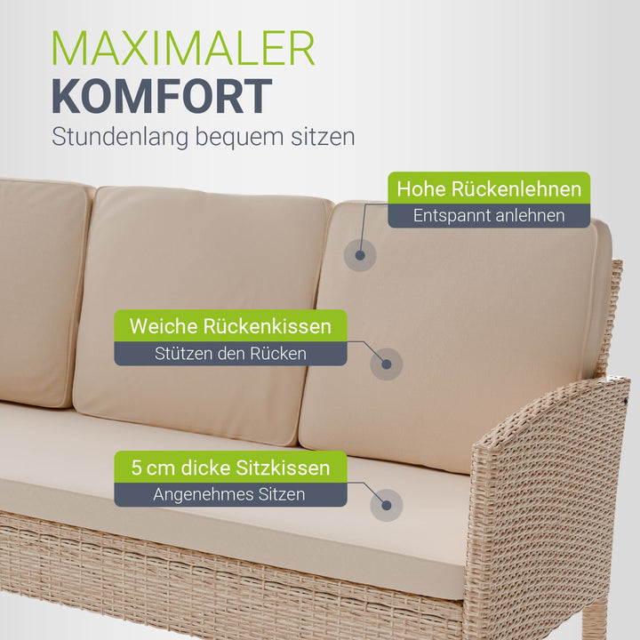 Rattan Sitzgruppe Turin