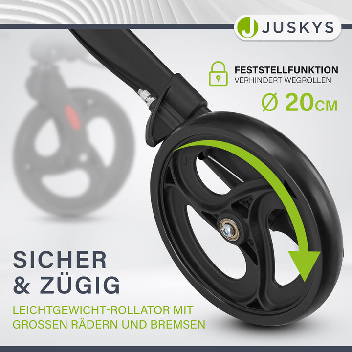 Aluminium Rollator Vital mit Sitz