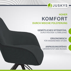 Drehstuhl Clyde mit Cord