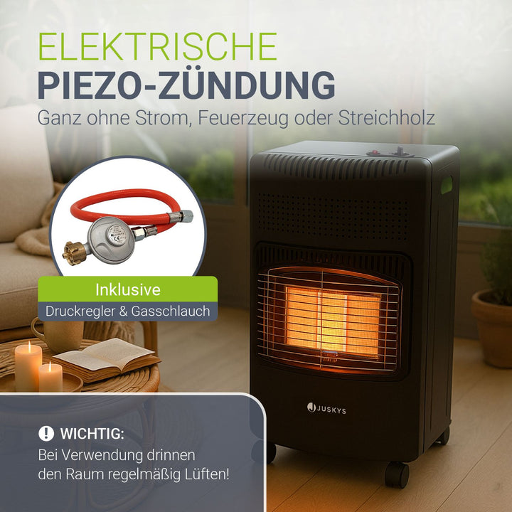 Gasheizer für Innenräume