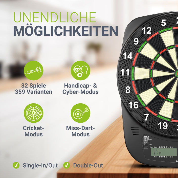 Elektronische Dartscheibe