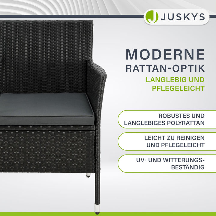 Polyrattan Sitzbank Monaco