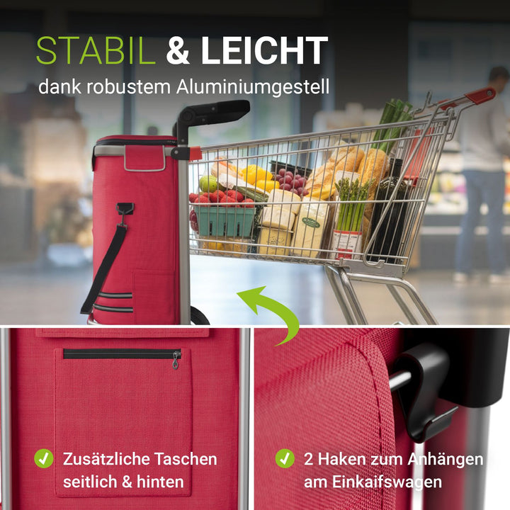 3in1 Einkaufstrolley - 56 L Kapazität