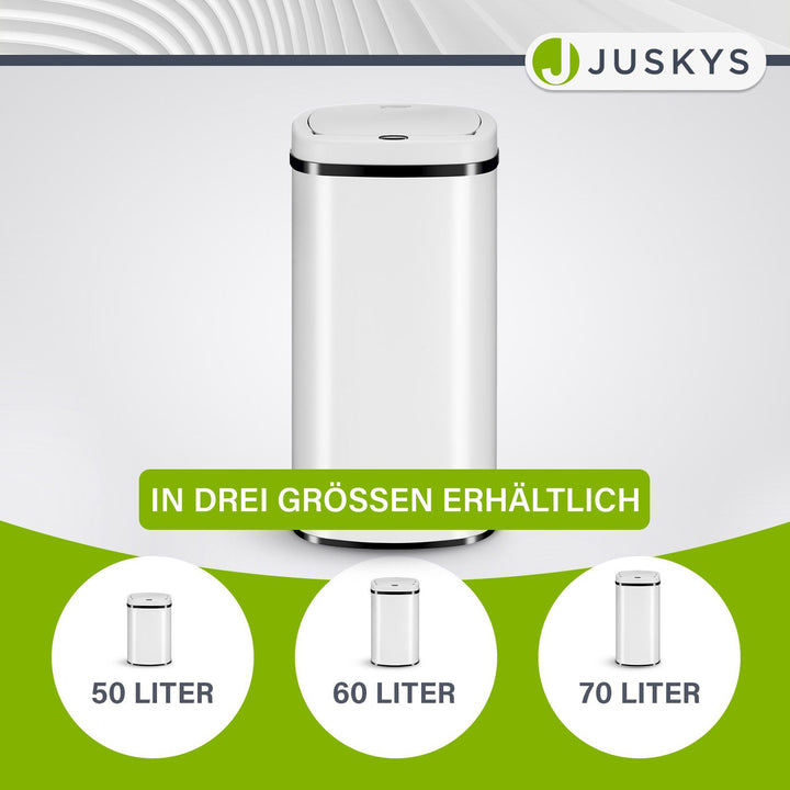Rechteckiger Mülleimer mit Sensor