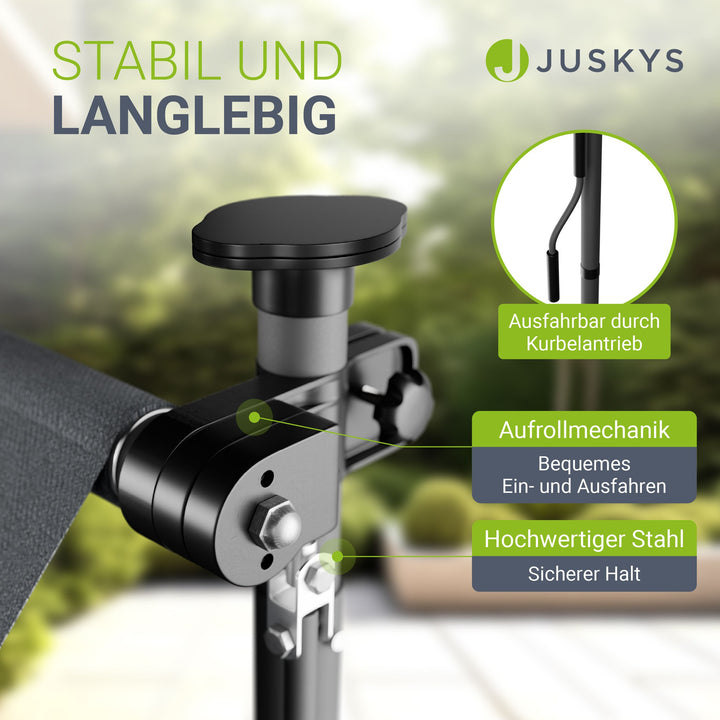 Klemmmarkise Kapstadt mit Handkurbel