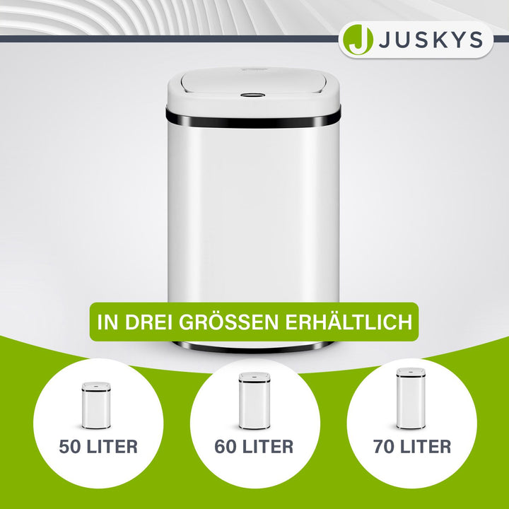 Rechteckiger Mülleimer mit Sensor