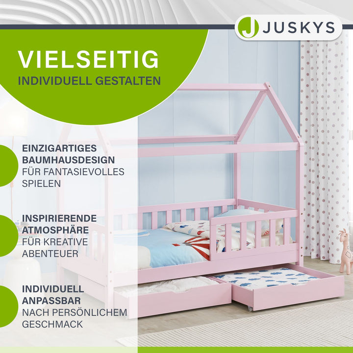 Kinderbett Marli 80 x 160 cm mit Bettkasten