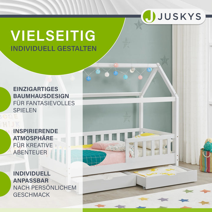 Kinderbett Marli 80 x 160 cm mit Bettkasten