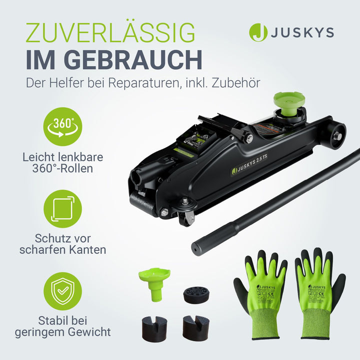 Wagenheber 2,5 t mit Transportbox