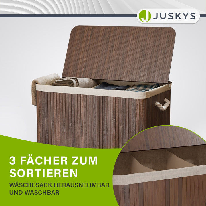 Bambus Wäschekorb Curly
