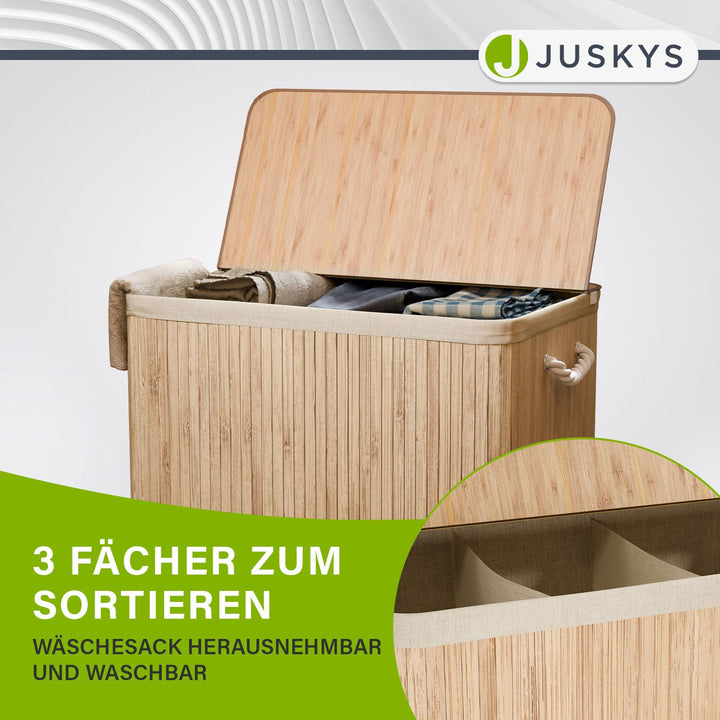 Bambus Wäschekorb Curly