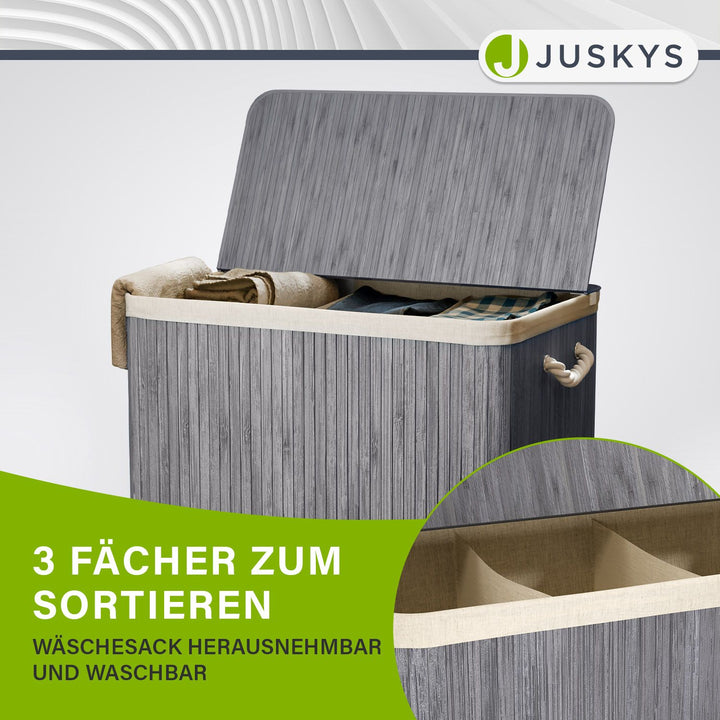 Bambus Wäschekorb Curly