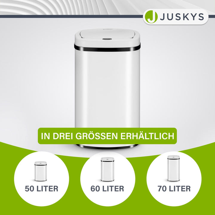Rechteckiger Mülleimer mit Sensor