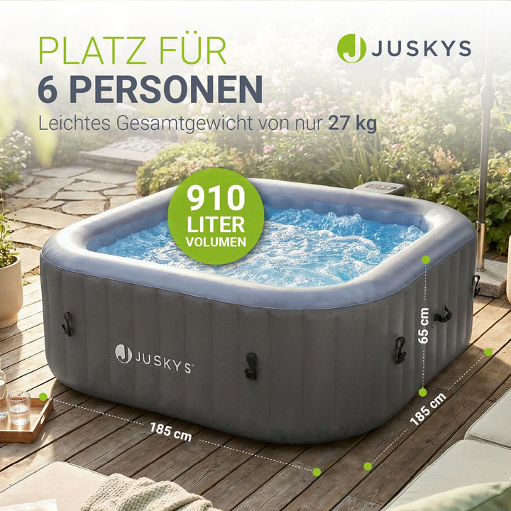 Whirlpool aufblasbar für 4-6 Personen
