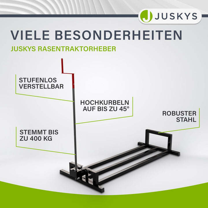 Rasentraktorheber bis 400 kg