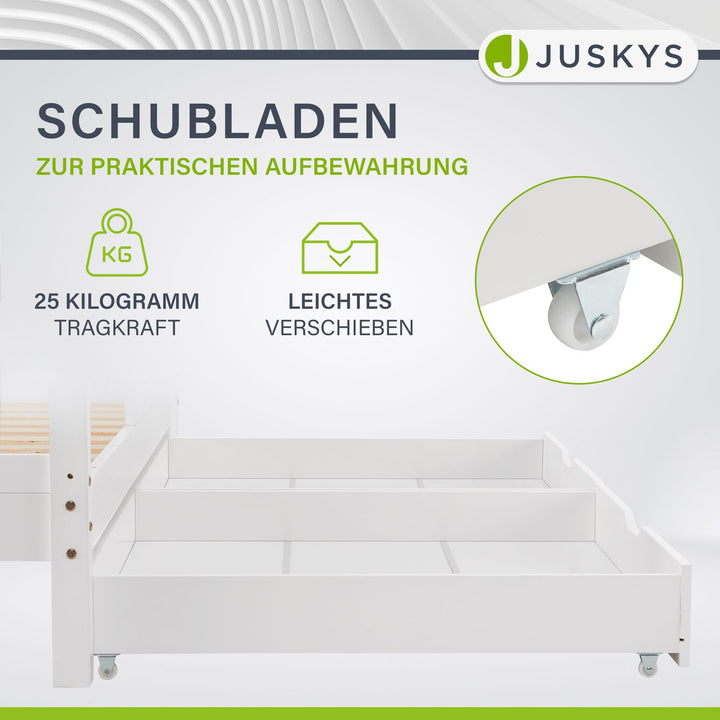Kinderbett Marli 80 x 160 cm mit Bettkasten
