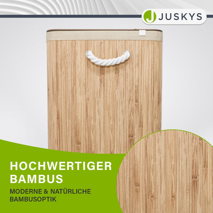 Bambus Wäschekorb Curly