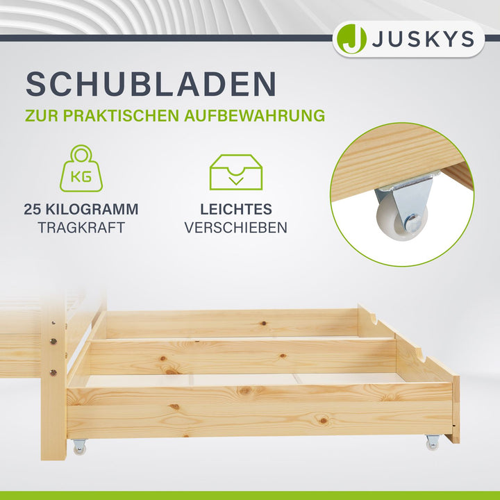 Kinderbett Marli 80 x 160 cm mit Bettkasten