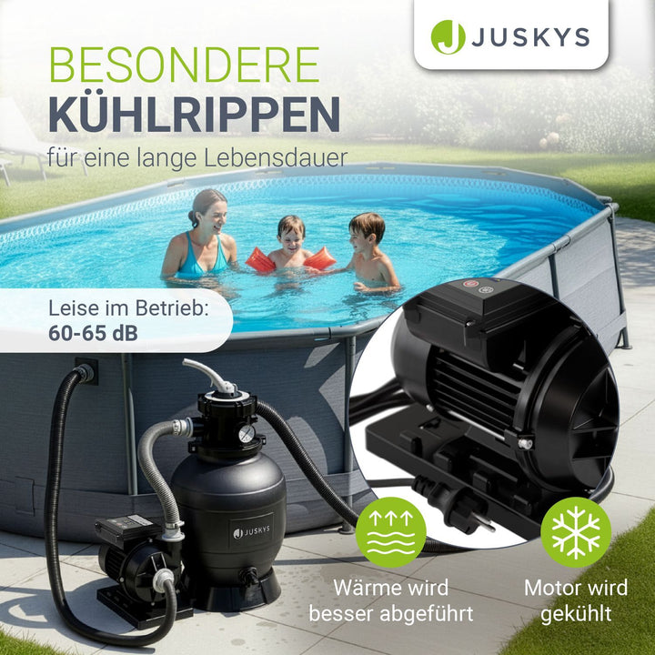 Sandfilteranlage für Pools bis 47m³