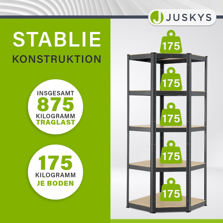 Eckregal Corner Basic 180 x 70 x 40 cm