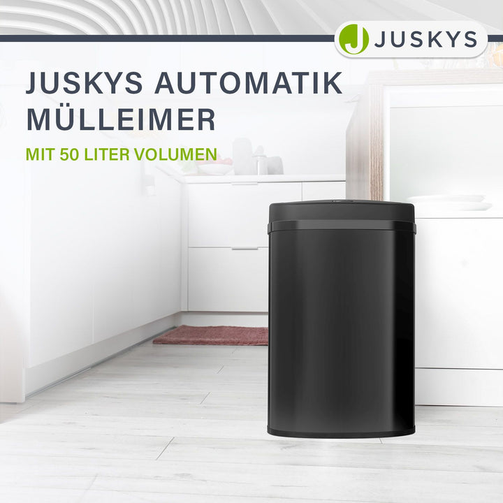 Rechteckiger Mülleimer mit Sensor