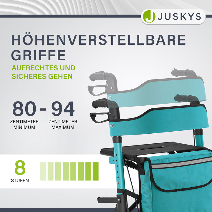 Aluminium Rollator Vital mit Sitz