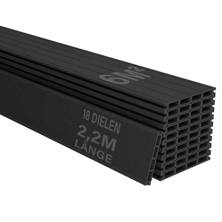 WPC Terrassendielen in Anthrazit