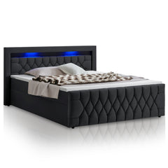 Boxspringbett Leona - Samt