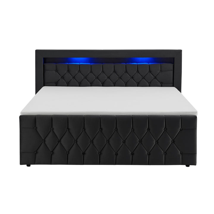 Boxspringbett Leona - Samt