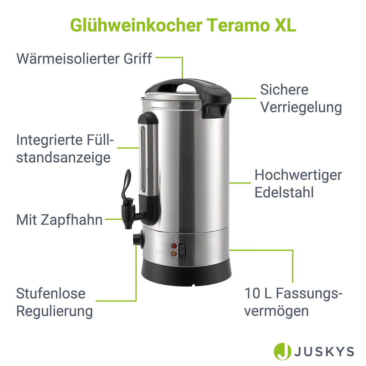Glühweinkocher Teramo 7l oder 10l